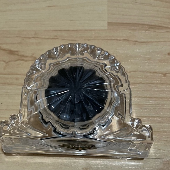 SHAN Elegant Silver and White Crystal Clock - Picture 4 of 5